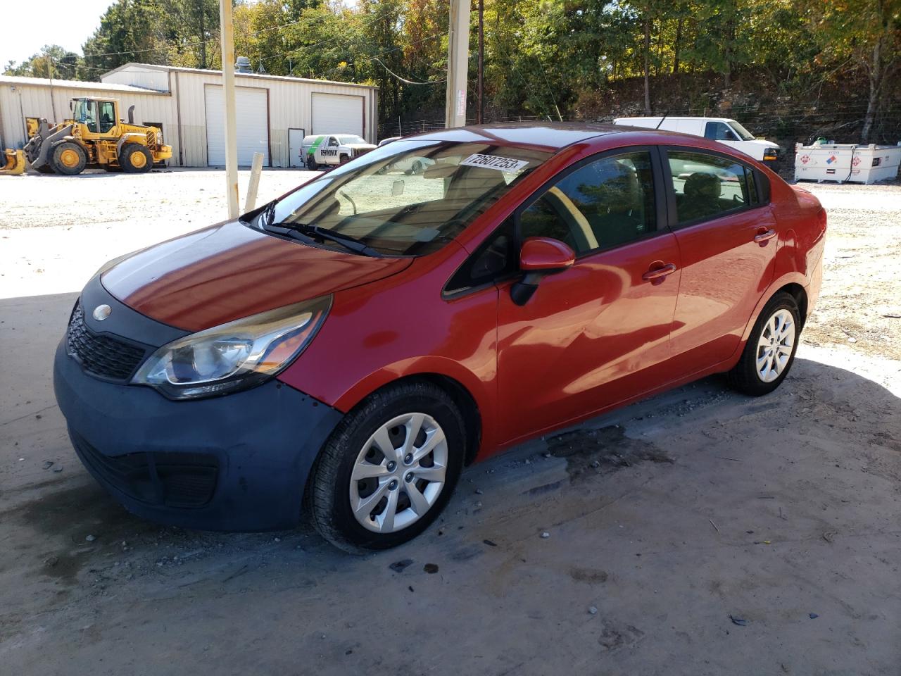 2014 Kia Rio Lx VIN: KNADM4A32E6376626 Lot: 77141044