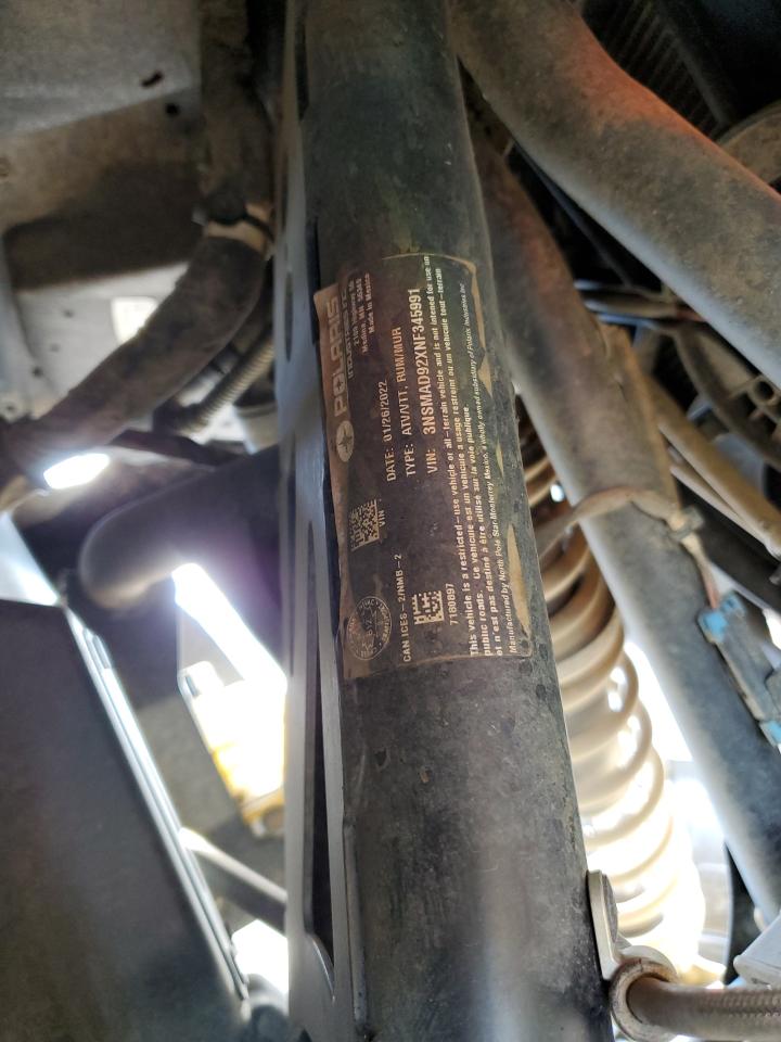 2022 Polaris Rzr Pro Xp Ultimate VIN: 3NSMAD92XNF345991 Lot: 71902403