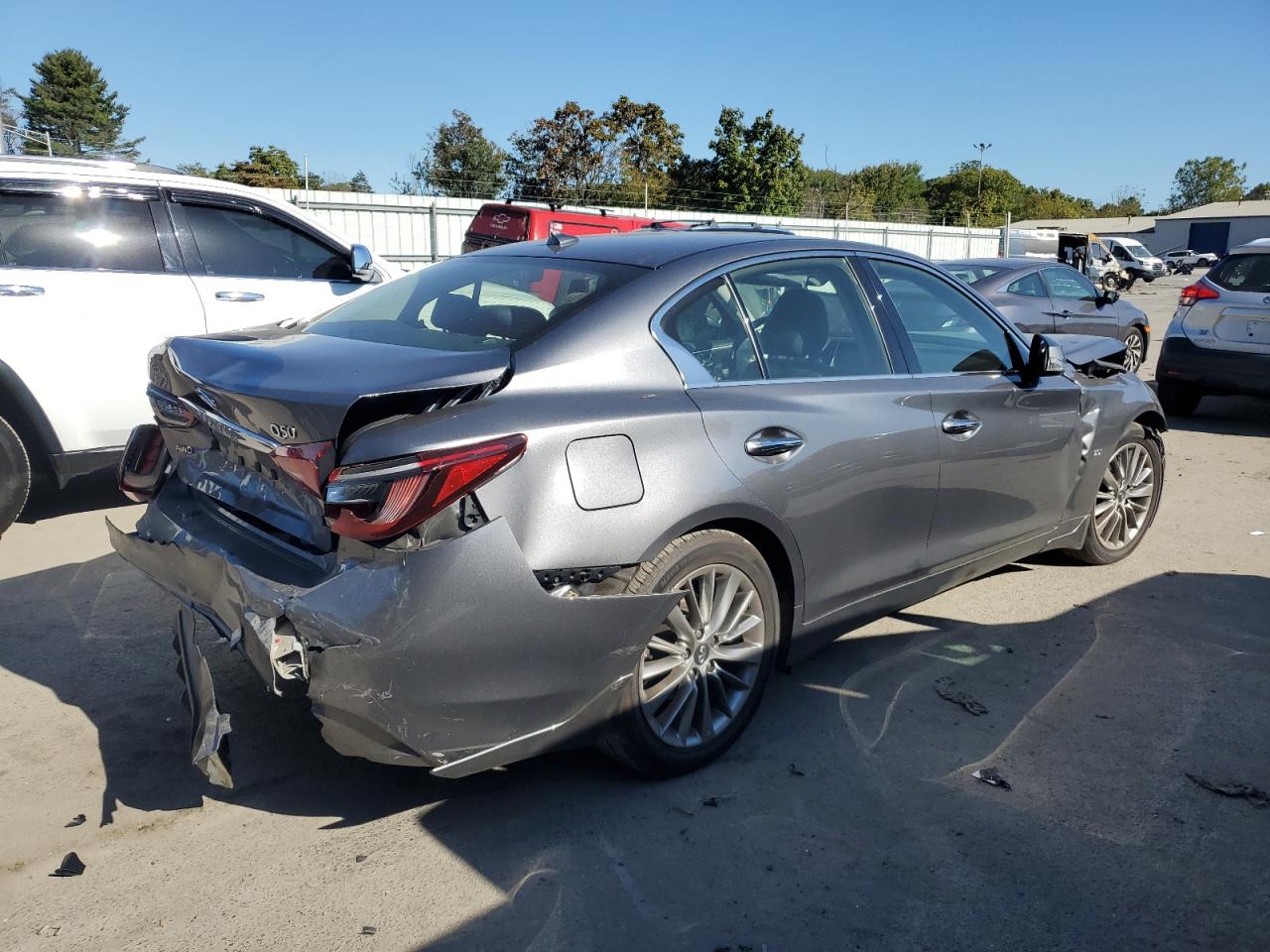 2018 Infiniti Q50 Luxe VIN: JN1EV7AR3JM431720 Lot: 72119263