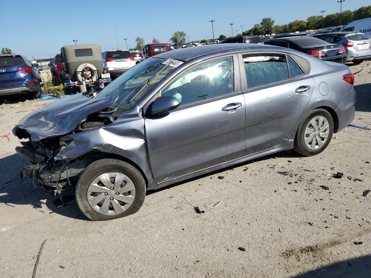 2020 Kia Rio Lx VIN: 3KPA24AD2LE337854 Lot: 70366463