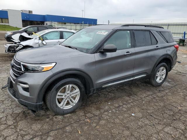 2021 Ford Explorer Xlt на продаже в Woodhaven, MI - Side