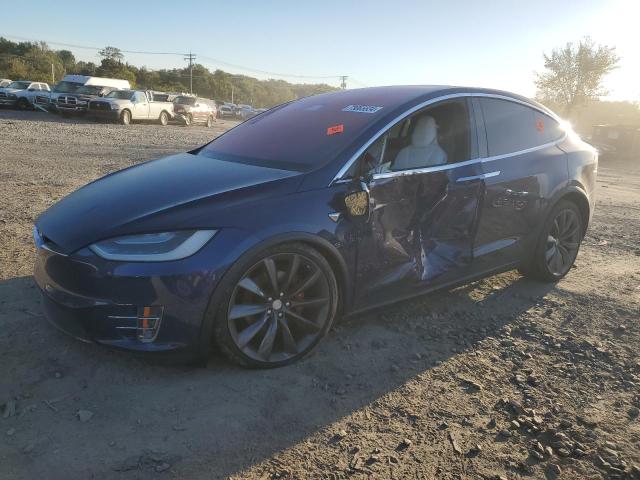  TESLA MODEL X 2016 Синий