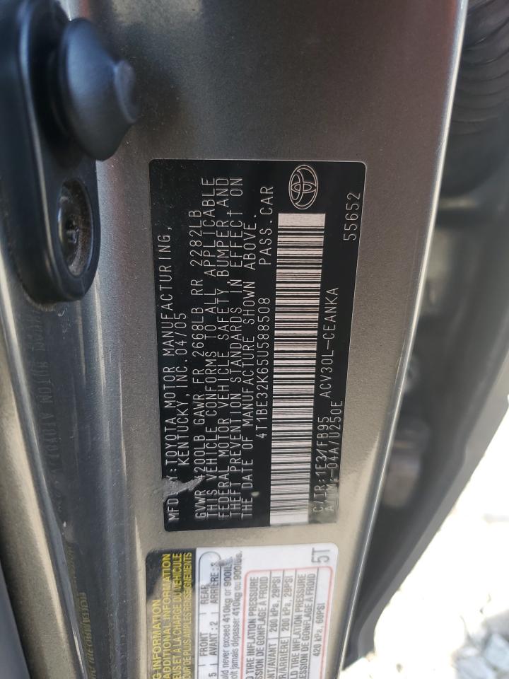 4T1BE32K65U588508 2005 Toyota Camry Le