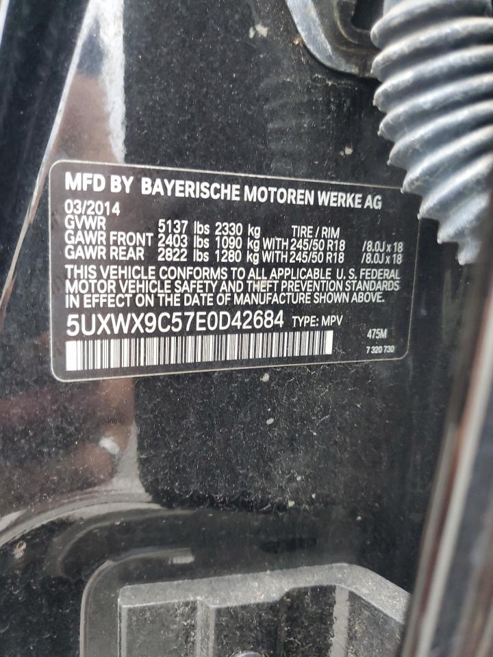 5UXWX9C57E0D42684 2014 BMW X3 xDrive28I