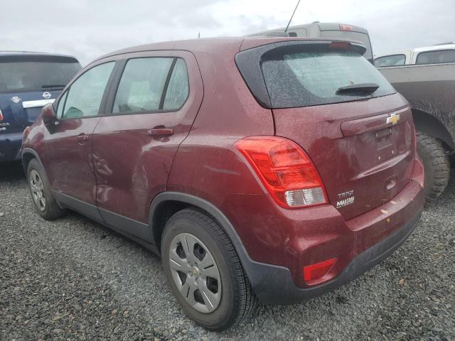  CHEVROLET TRAX 2017 Бургунди