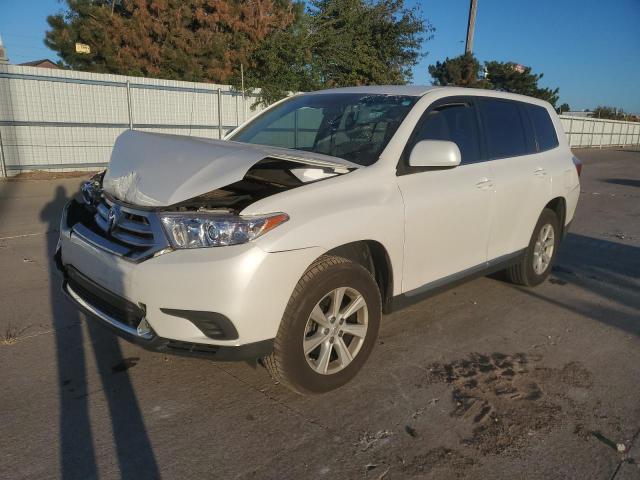  TOYOTA HIGHLANDER 2012 Белый