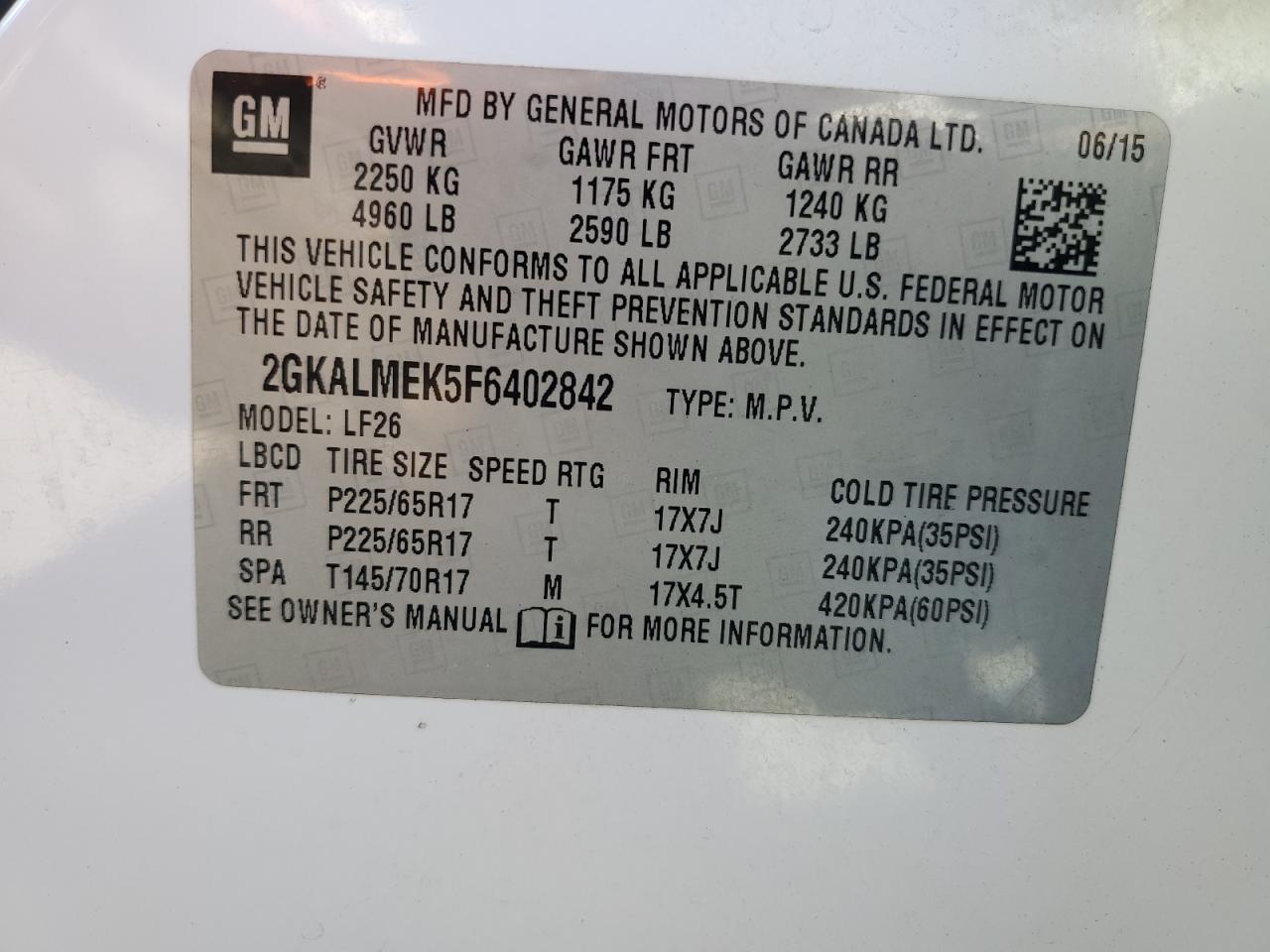 2015 GMC Terrain - Image 14