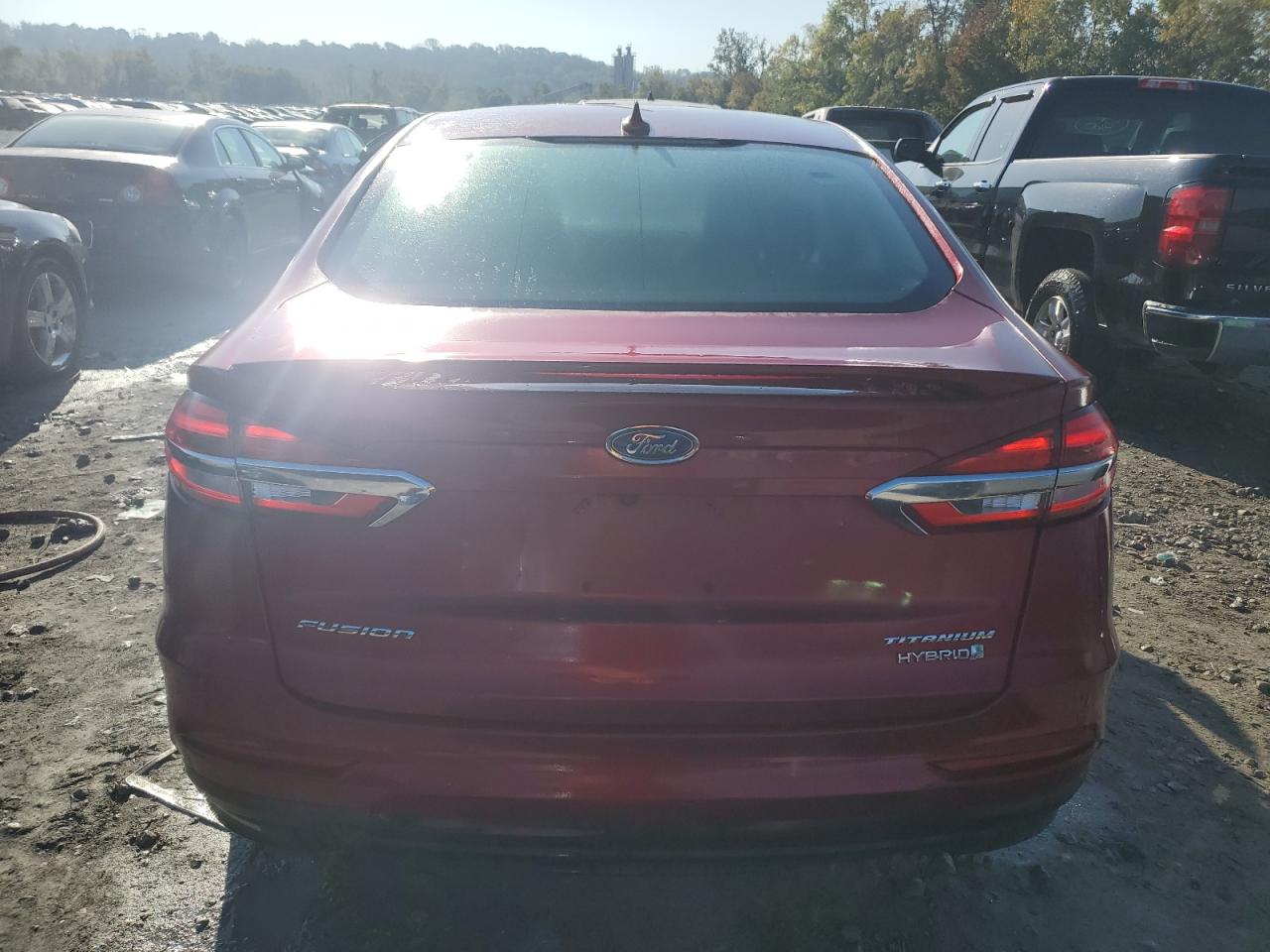 2019 Ford Fusion Titanium VIN: 3FA6P0RU6KR235393 Lot: 74829464