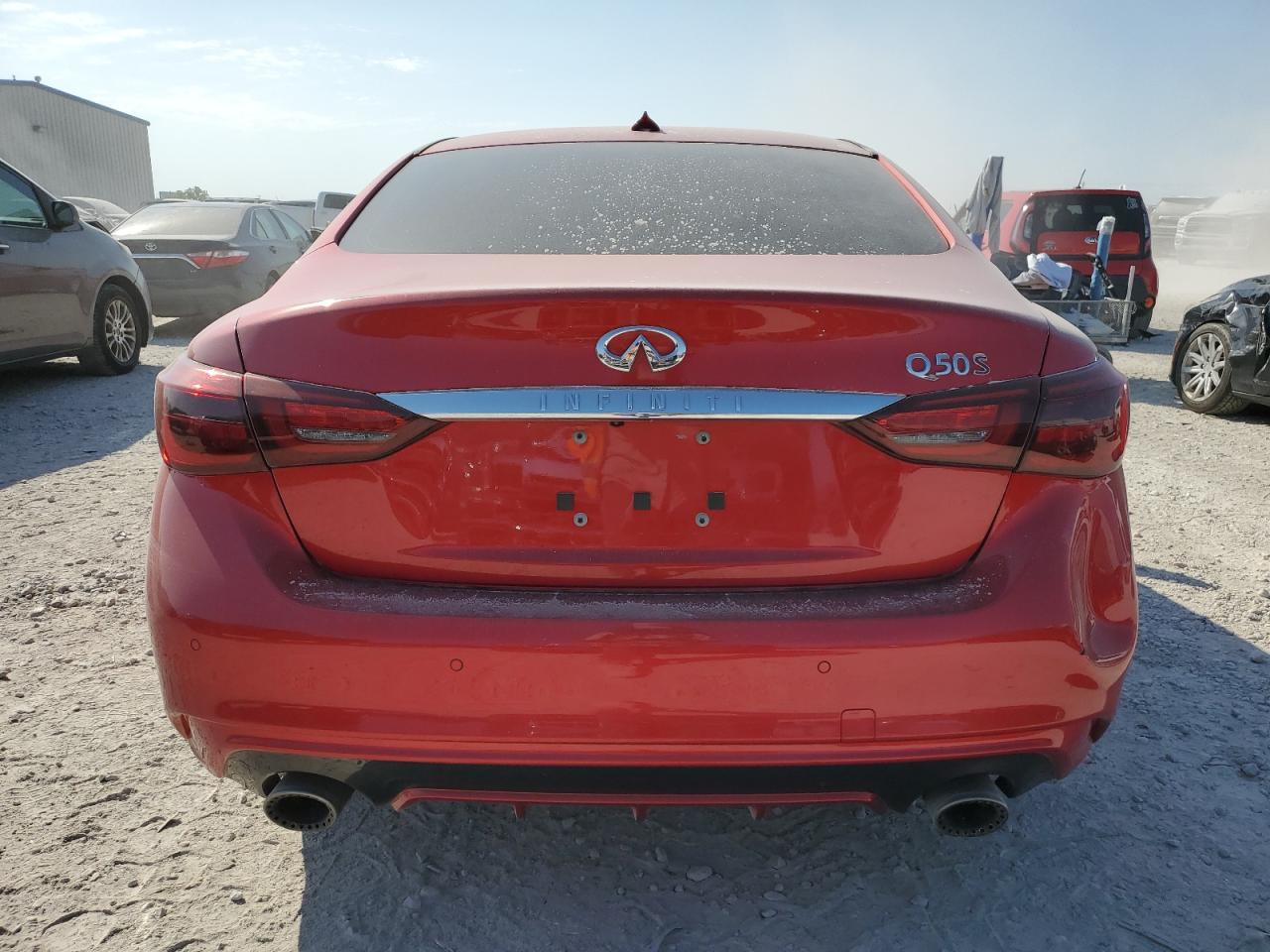 2019 Infiniti Q50 Red Sport 400 VIN: JN1FV7AP9KM780028 Lot: 75926724