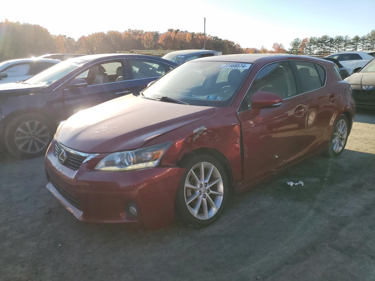 2011 Lexus Ct 200 იყიდება Windsor-ში, NJ - Side
