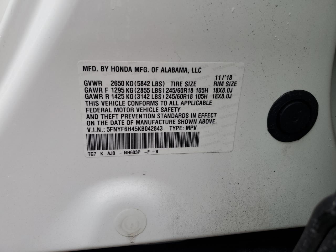 2019 Honda Pilot - Image 14