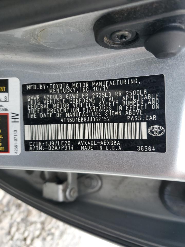 4T1BD1EB8JU062152 2018 TOYOTA AVALON - Image 15