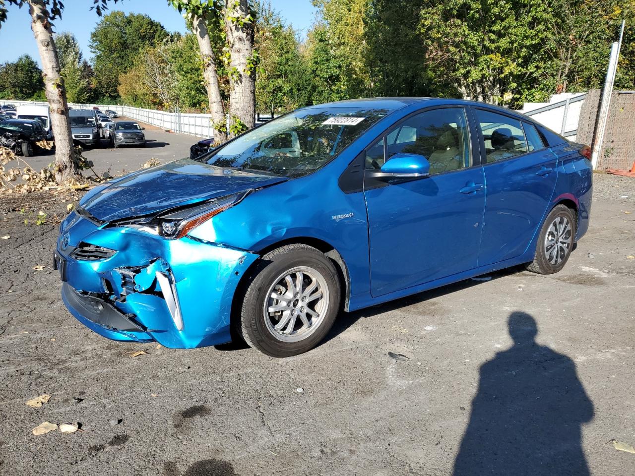 VIN JTDL9MFU3M3023801 2021 TOYOTA PRIUS no.1