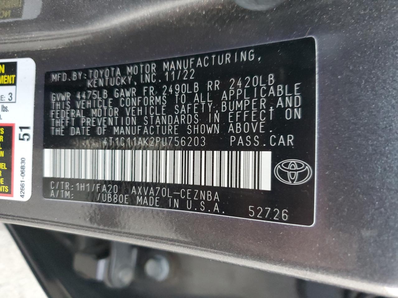 2023 Toyota Camry - Image 13