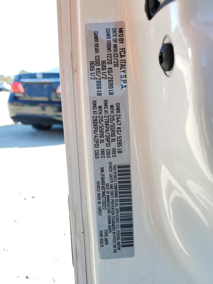 2021 Ram Promaster City VIN: ZFBHRFAB7M6T73022 Lot: 75998104