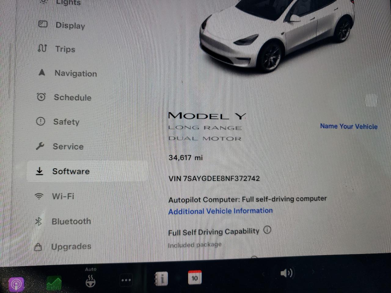 2022 Tesla Model Y VIN: 7SAYGDEE8NF372742 Lot: 74658704