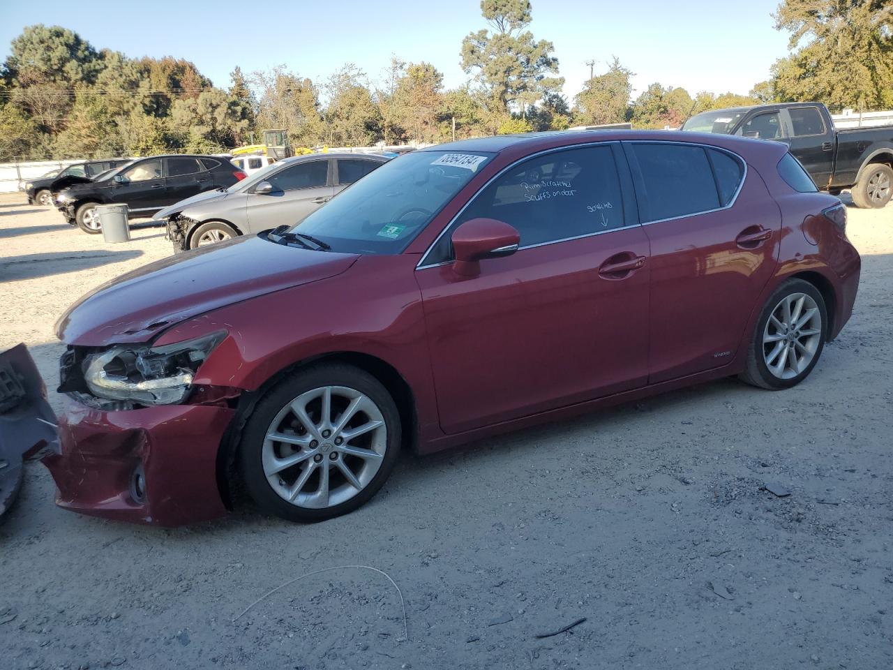 2012 Lexus Ct 200 VIN: JTHKD5BH1C2101424 Lot: 78564134