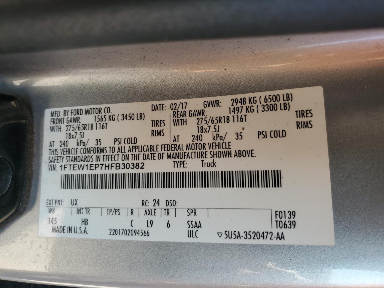 2017 Ford F-150 - Image 13