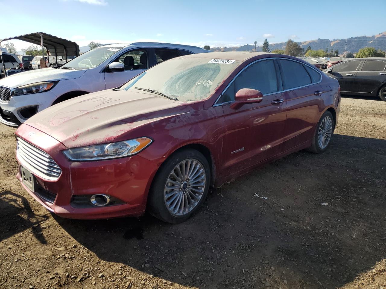 VIN 3FA6P0RU1ER292394 2014 FORD FUSION no.1