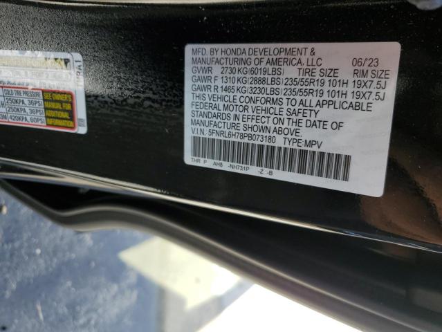 5FNRL6H78PB073180 Honda Odyssey Sp  13