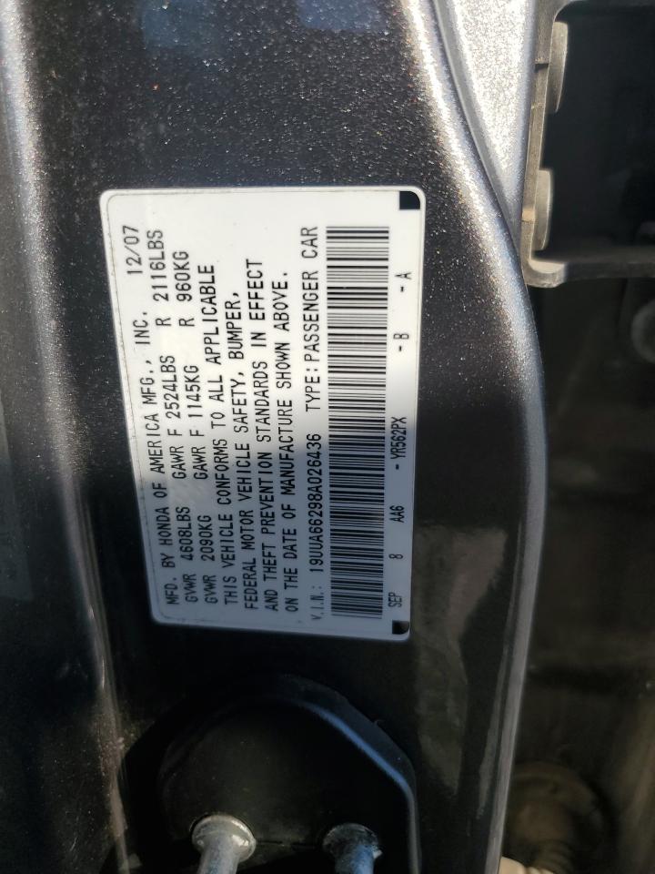 19UUA66298A026436 2008 Acura Tl