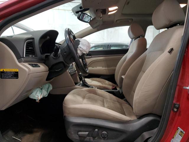  HYUNDAI ELANTRA 2017 Червоний
