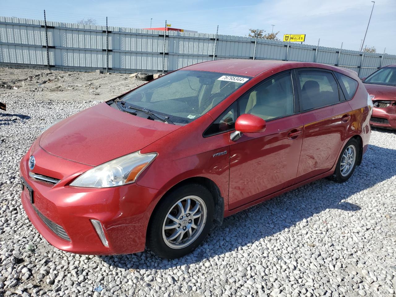 2012 Toyota Prius V VIN: JTDZN3EU8C3025947 Lot: 76795344