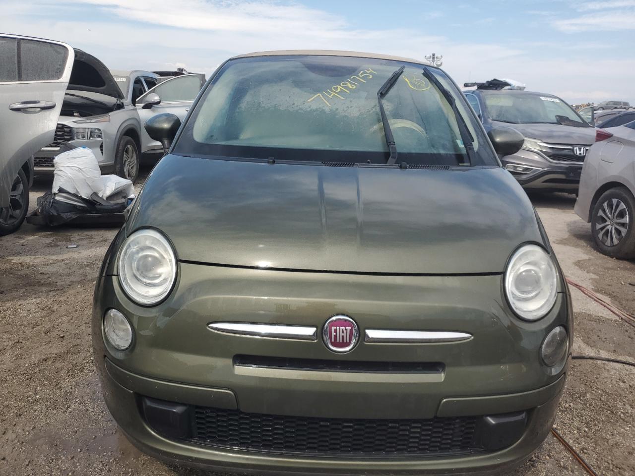 2013 Fiat 500 Pop VIN: 3C3CFFDR2DT668032 Lot: 74981754