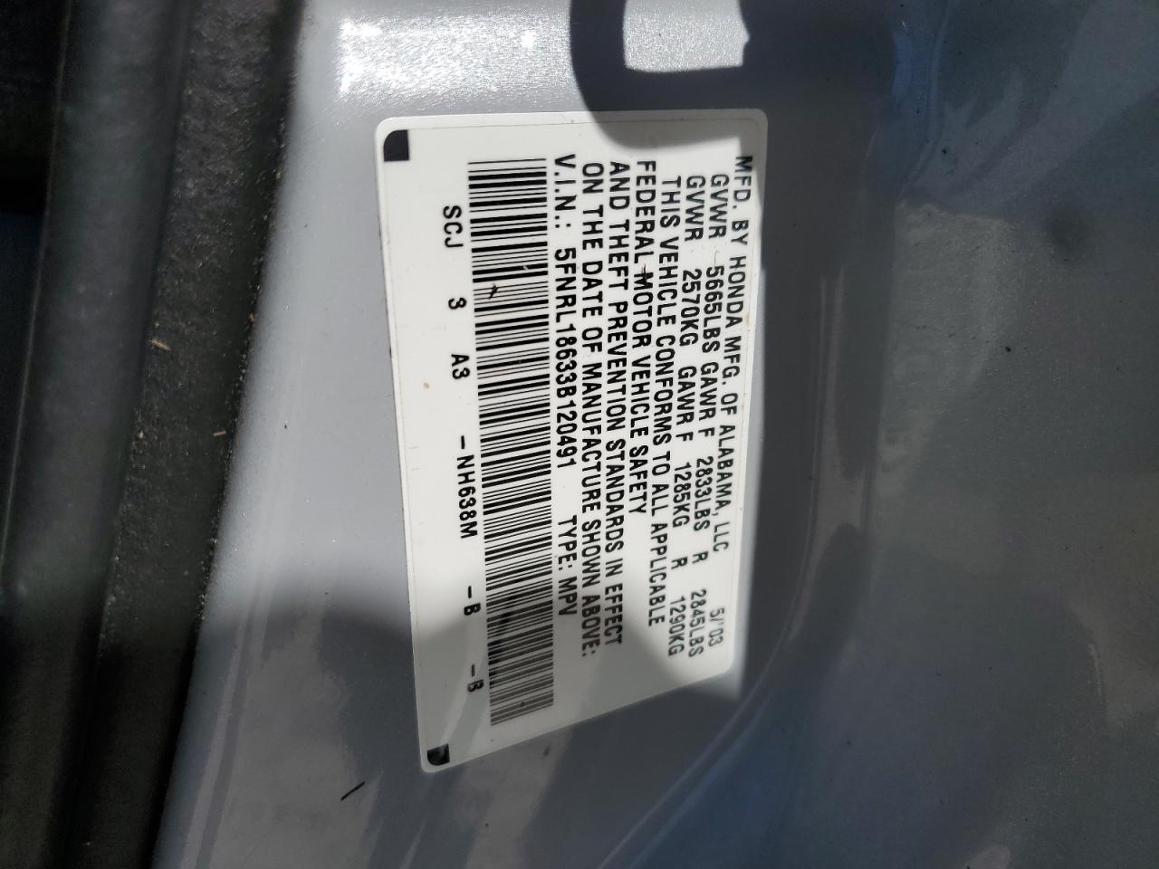 2003 Honda Odyssey - Image 14