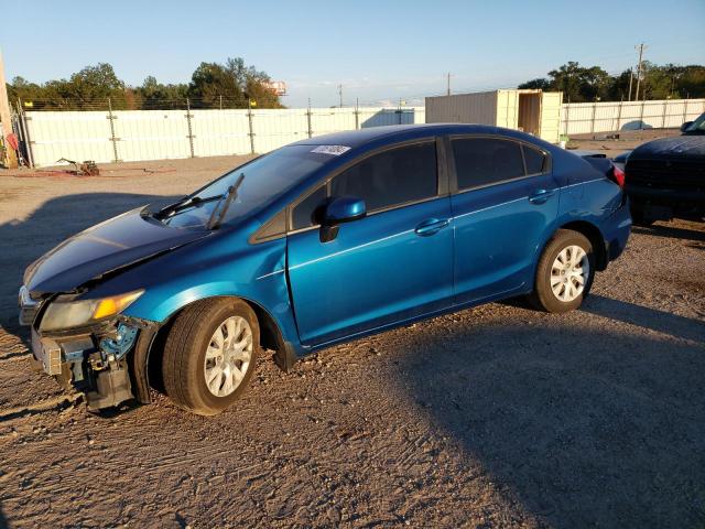 2012 Honda Civic Lx en Venta en Newton, AL - Frame Damage