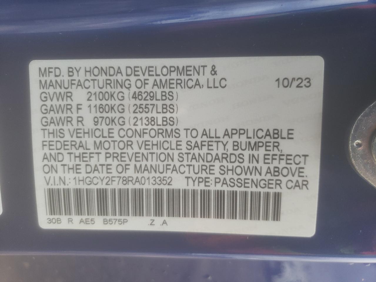 2024 Honda Accord - Image 14