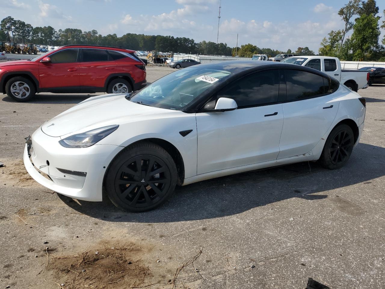 VIN 5YJ3E1EB9MF923793 2021 TESLA MODEL 3 no.1