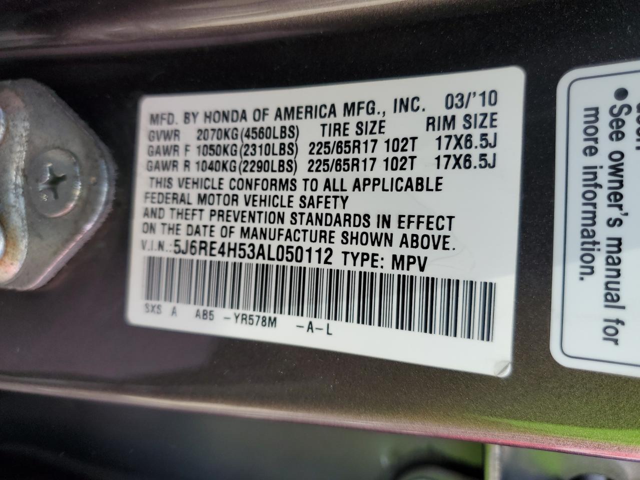 2010 Honda CR-V - Image 13