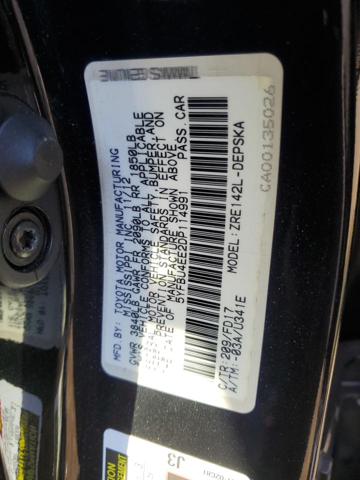 5YFBU4EE2DP114991 2013 Toyota Corolla Base