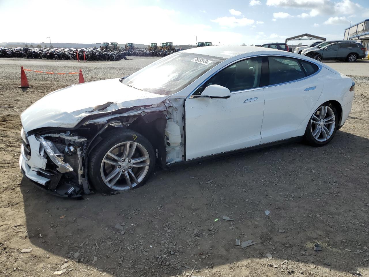 2013 Tesla Model S იყიდება San Diego-ში, CA - Front End
