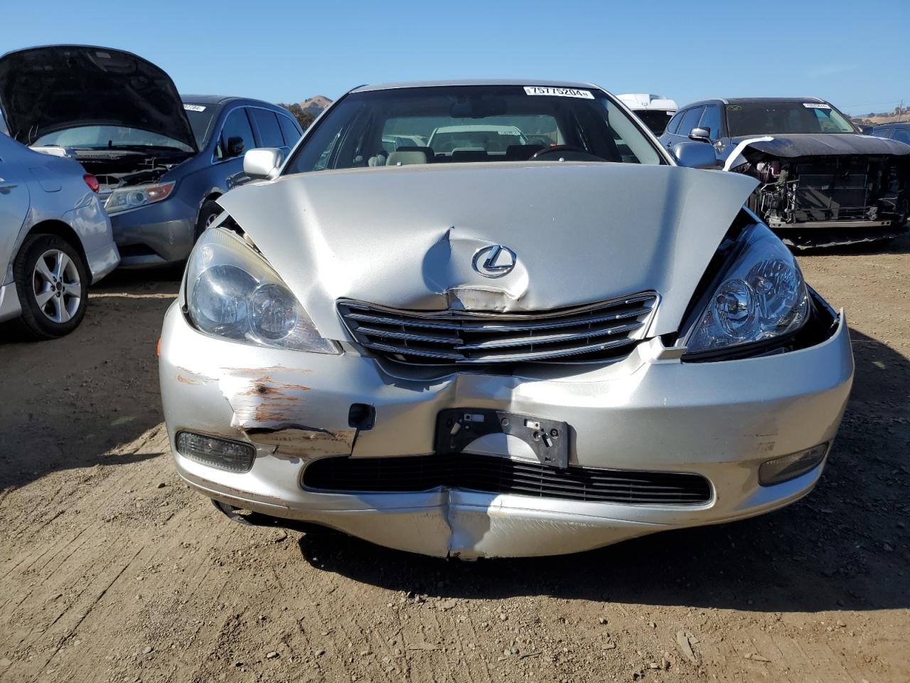 2004 Lexus Es 330 VIN: JTHBA30G345001087 Lot: 75775204