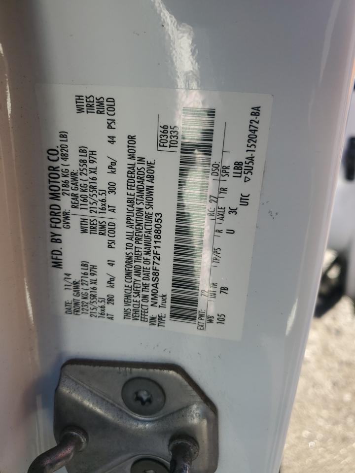 NM0AS8F72F1188053 2015 Ford Transit Connect Xlt