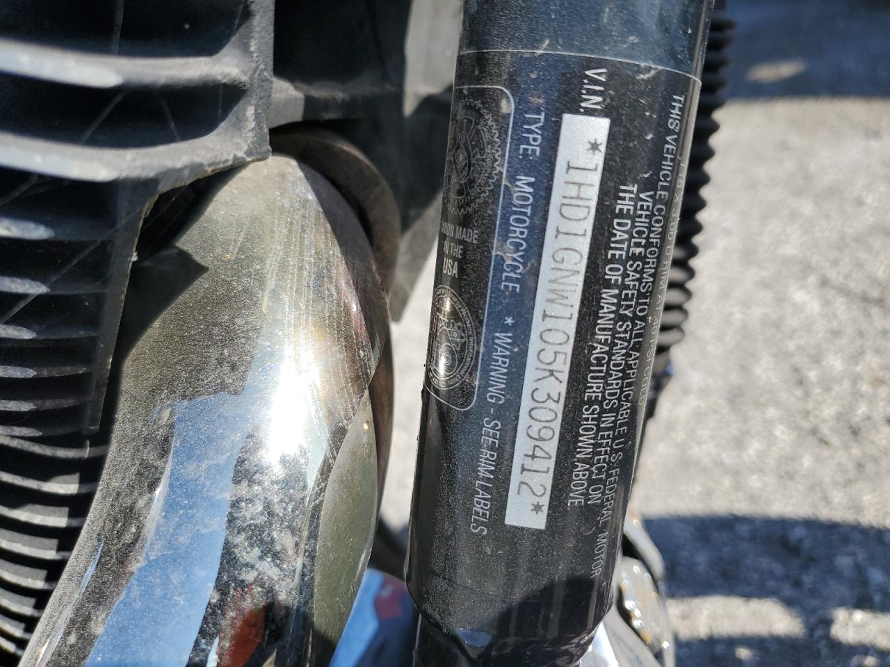 2005 Harley-Davidson Fxdli VIN: 1HD1GNW105K309412 Lot: 74571694