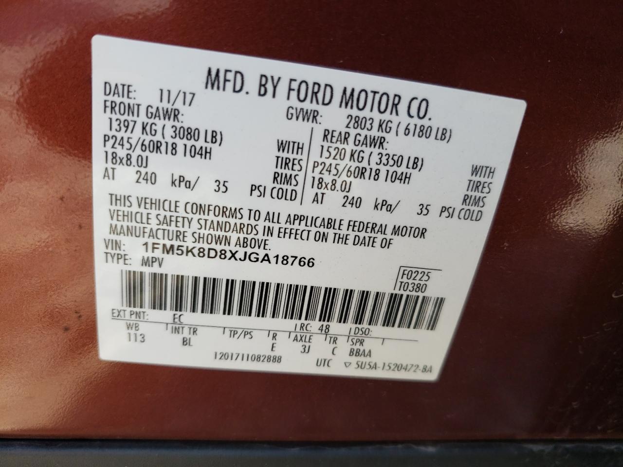 2018 Ford Explorer - Image 13