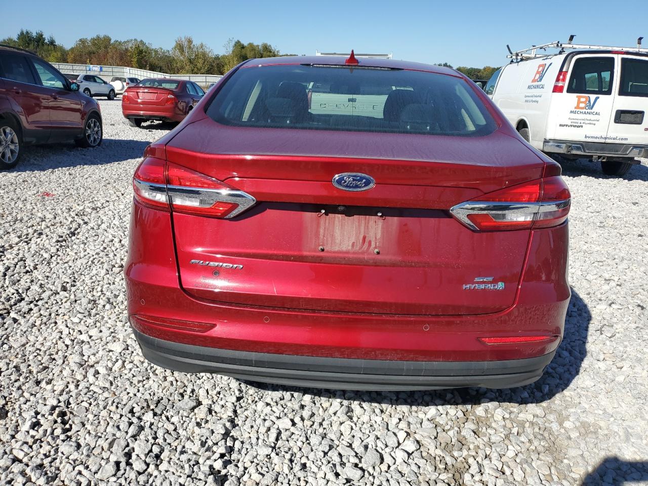 2019 Ford Fusion Se VIN: 3FA6P0LU7KR169509 Lot: 74945594