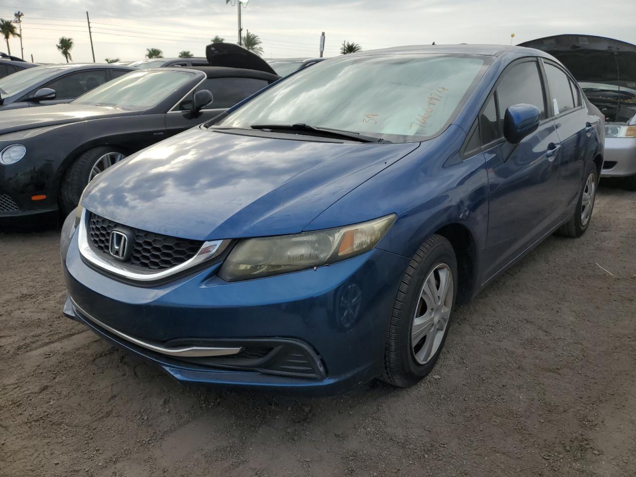 2014 Honda Civic Lx VIN: 19XFB2F54EE070263 Lot: 76668974