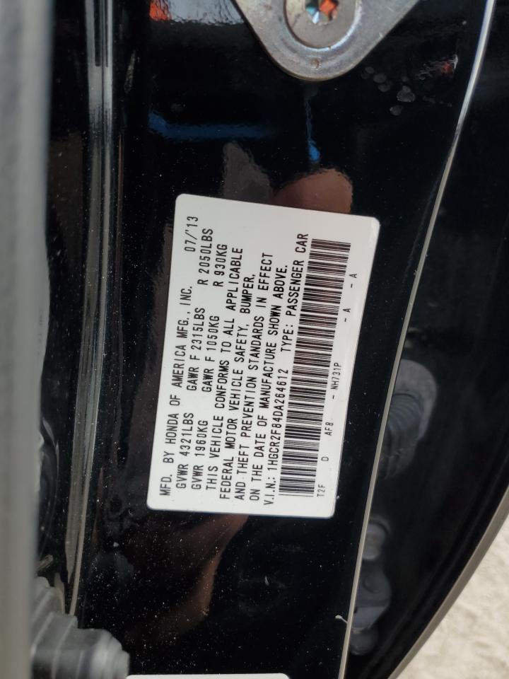 1HGCR2F84DA264612 2013 Honda Accord Exl