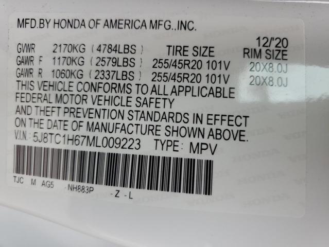 5J8TC1H67ML009223 Acura RDX A-SPEC 14