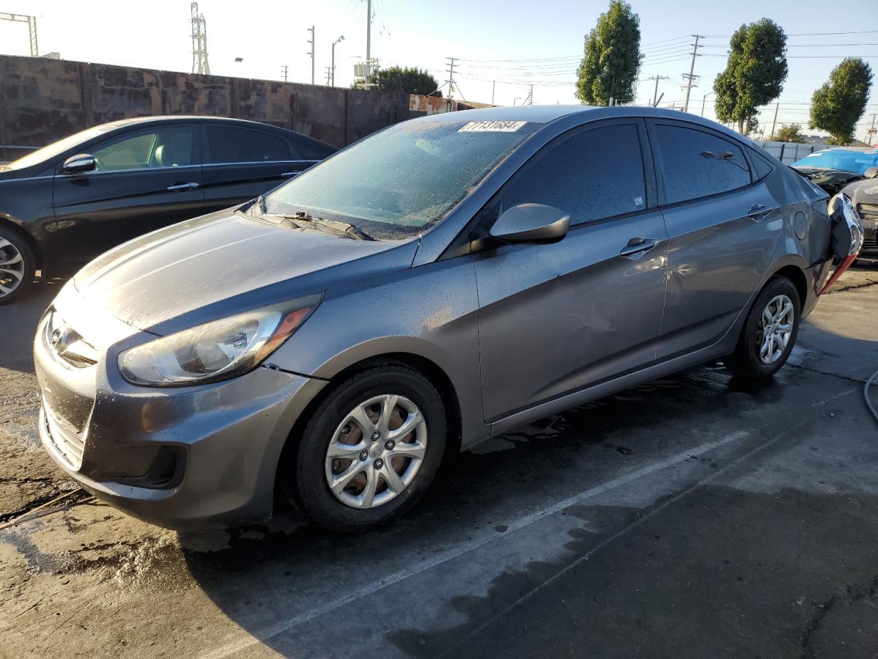 VIN KMHCT4AE2EU713418 2014 HYUNDAI ACCENT no.1