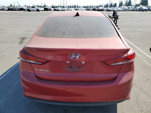  HYUNDAI ELANTRA 2018 Czerwony
