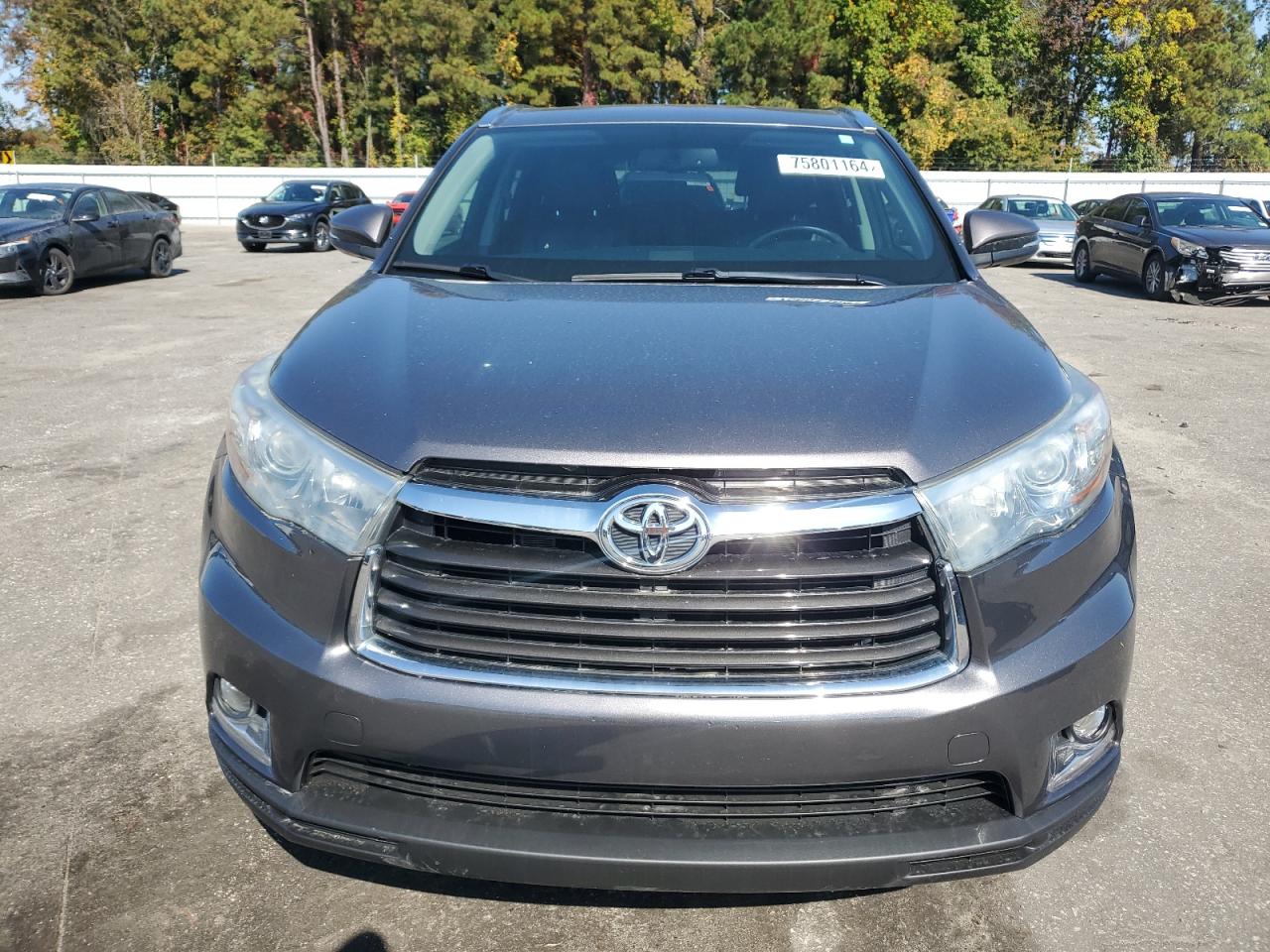 VIN 5TDYKRFH1ES032572 2014 TOYOTA HIGHLANDER no.5