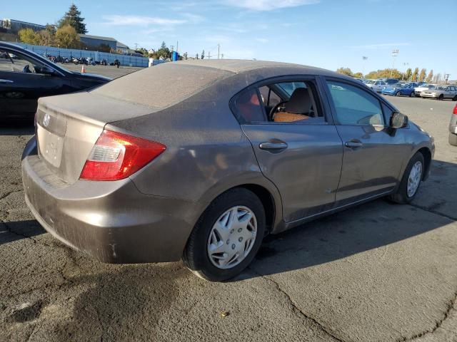 Sedans HONDA CIVIC 2012 tan