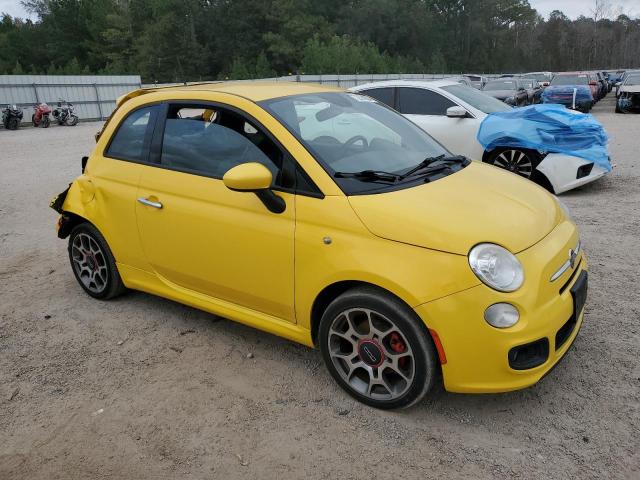 Хэтчбеки FIAT 500 2015 Желтый