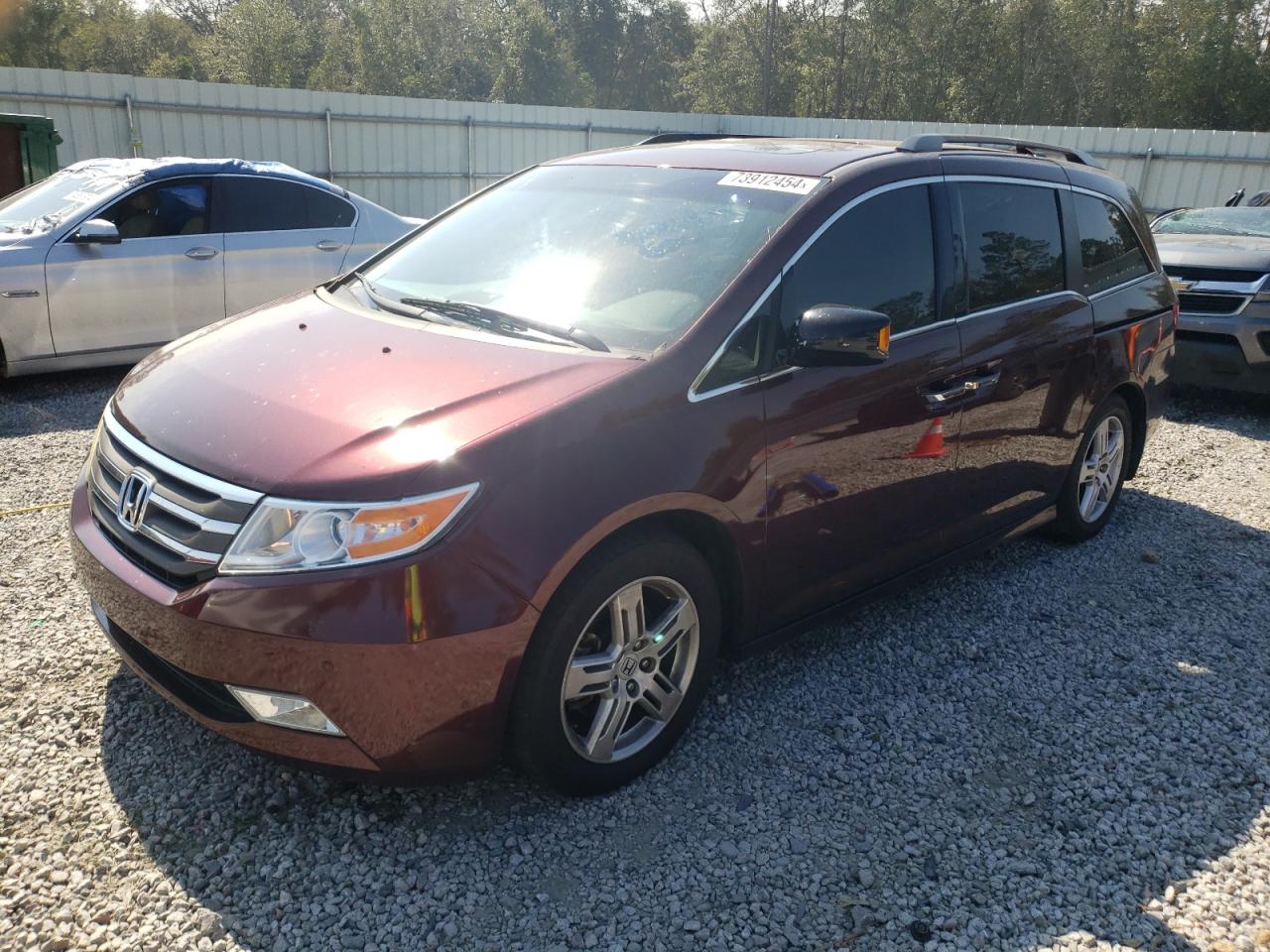 2012 Honda Odyssey Touring VIN: 5FNRL5H92CB025289 Lot: 73912454