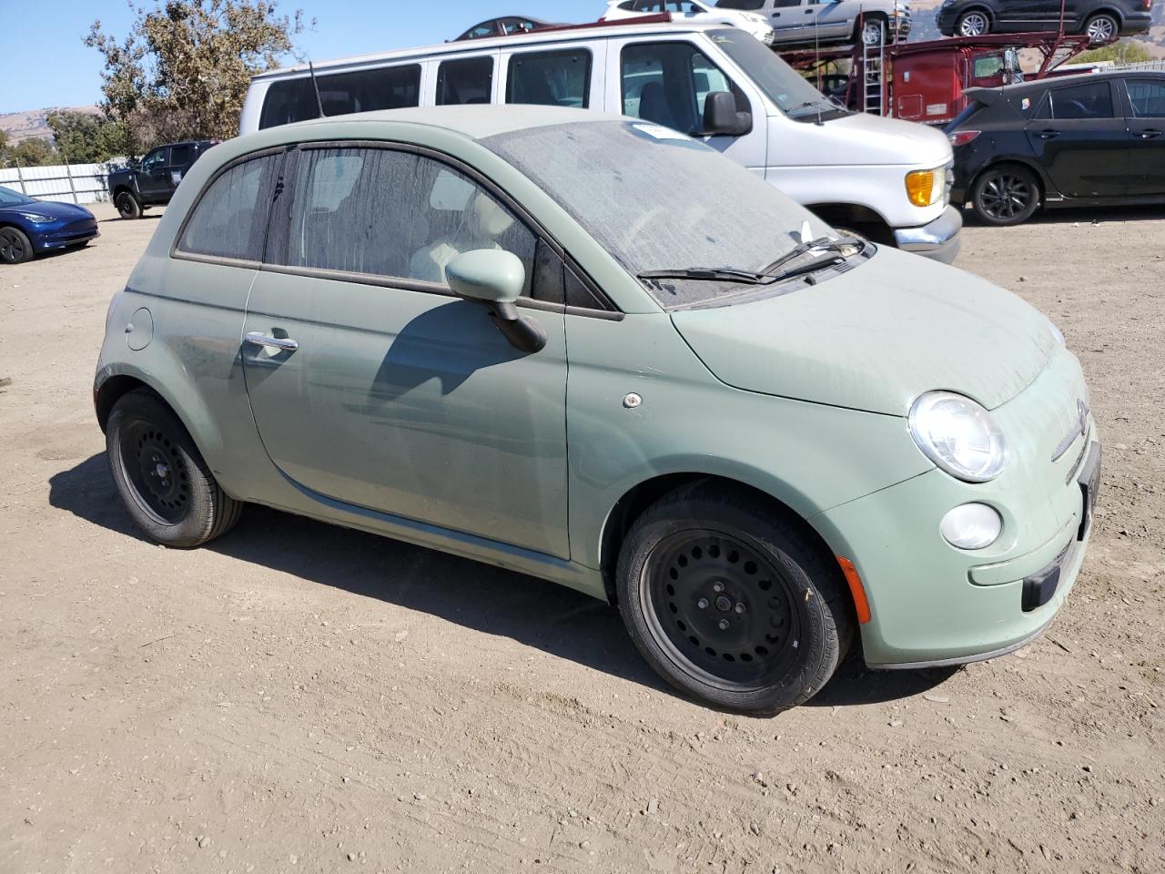 2014 Fiat 500 Pop VIN: 3C3CFFAR0ET191607 Lot: 76990754